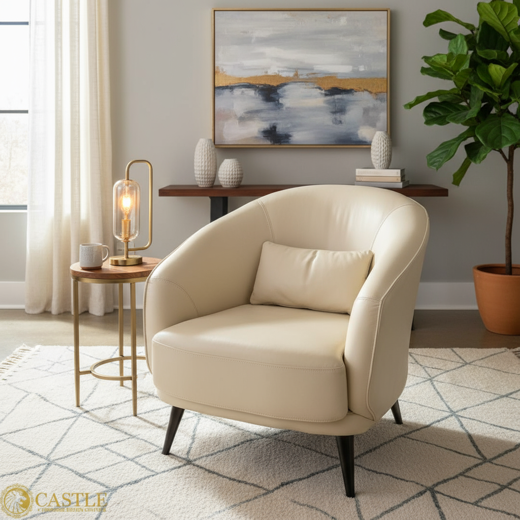 DM-A0252 Leather Side Chair