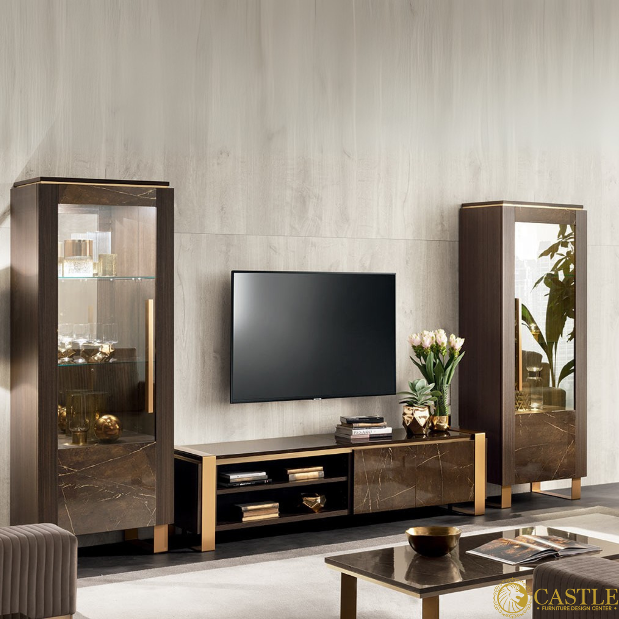 Essenza Right One-Door Curio
