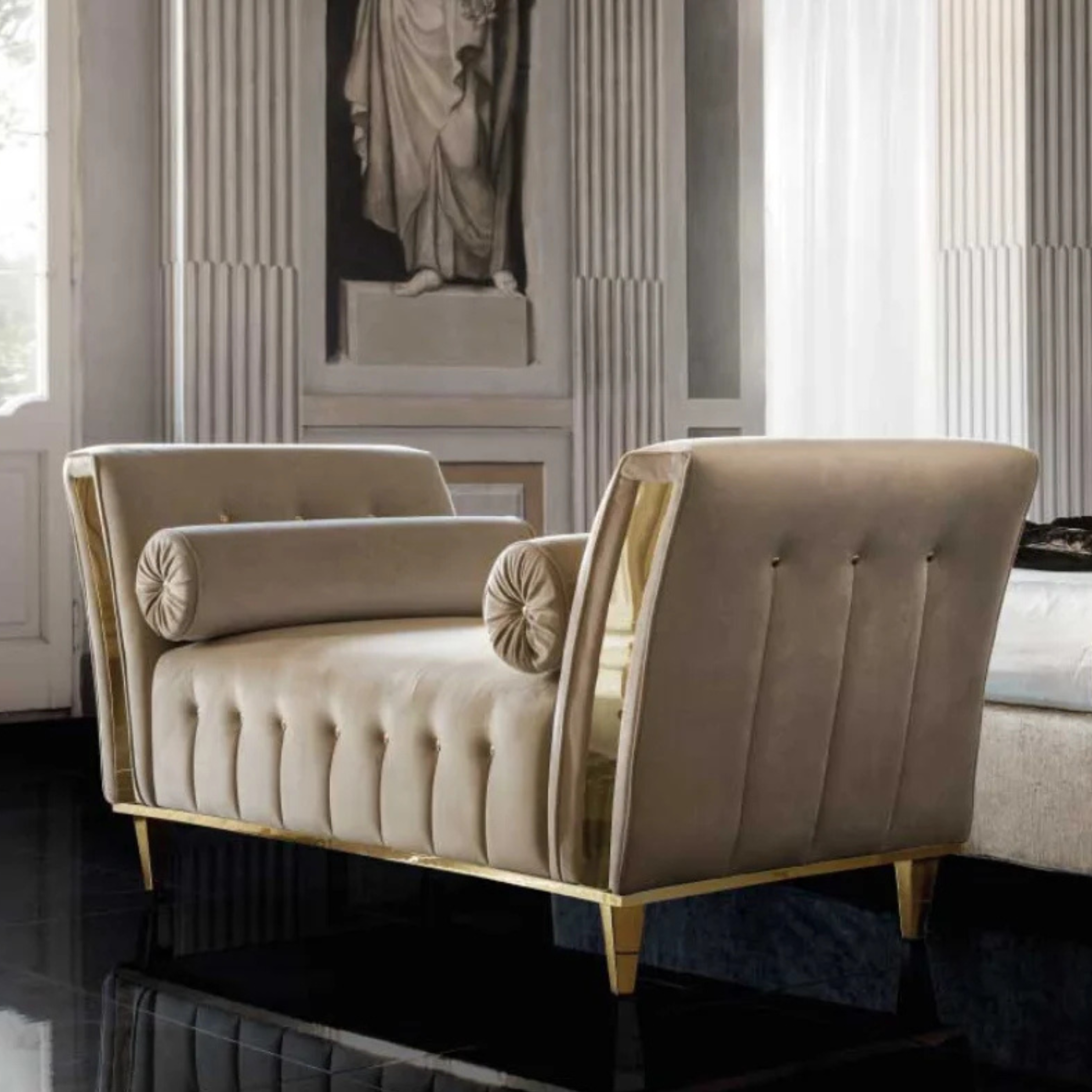 Adora Diamante Living Room Set
