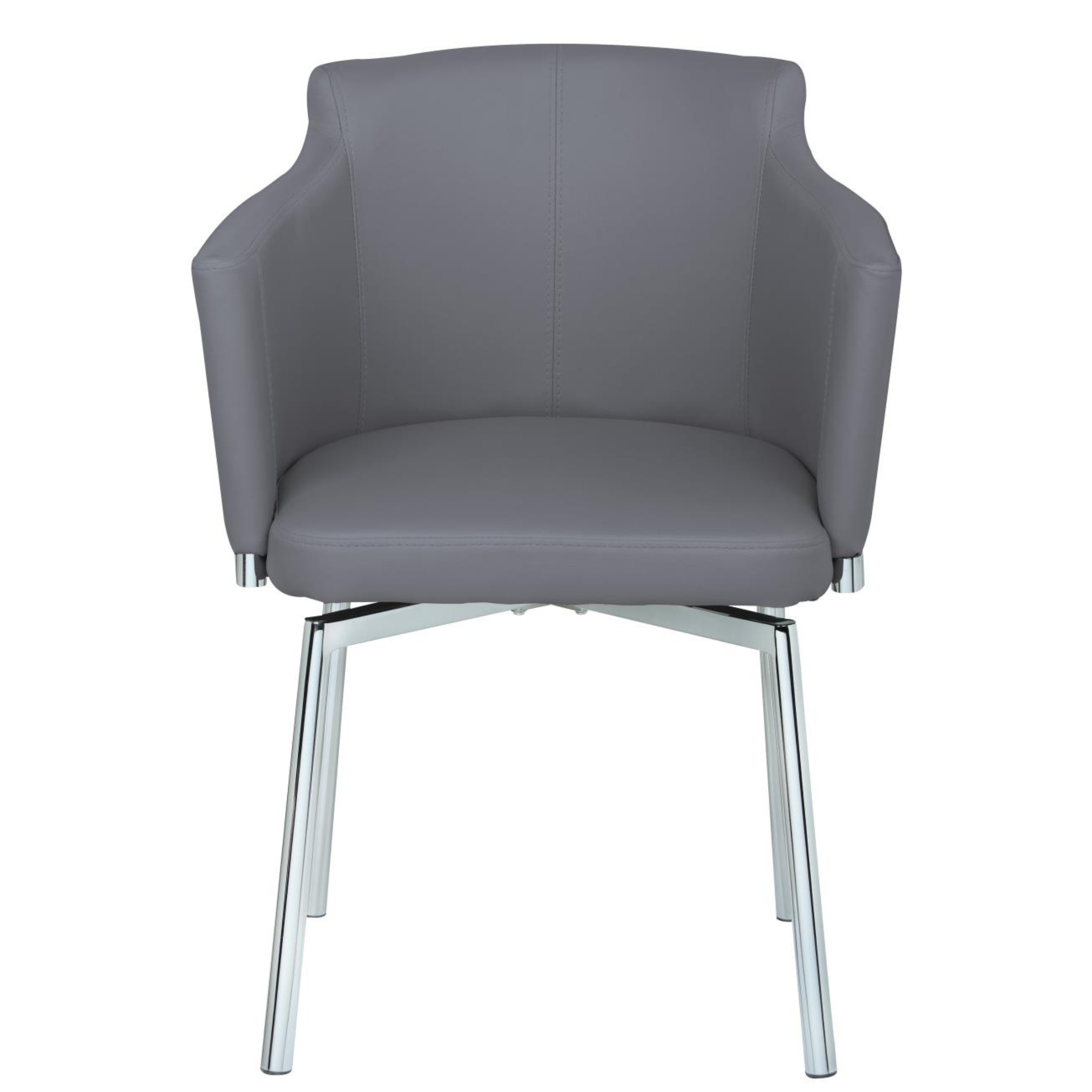 Dusty Grey Swivel Accent Chair